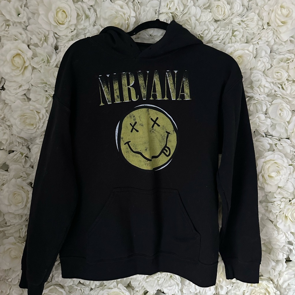 Nirvana Graphic Black Hoodie